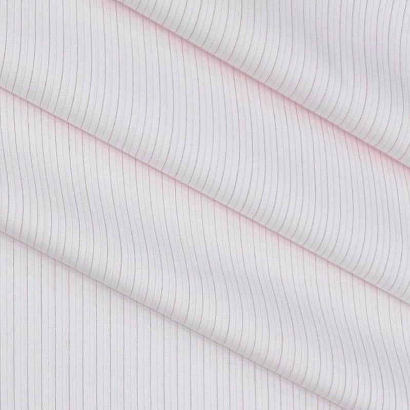 Shirt Fabric Raymond 100% Cotton Lining Colour Red N Off White