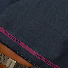 Shirt Fabric Raymond Fill a Fill 100% cotton Plain Colour Charcoal Grey