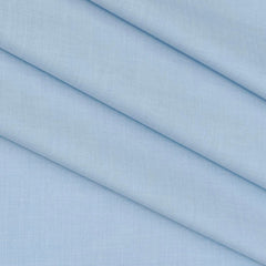Shirt Fabric Raymond Fill a Fill 100% cotton Plain Colour Baby Blue