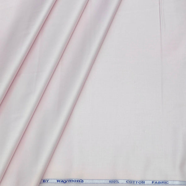 Shirt Fabric Raymond 70s Giza Cotton Plain Colour Blush Pink