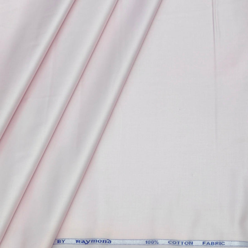 Shirt Fabric Raymond 70s Giza Cotton Plain Colour Blush Pink