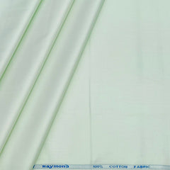 Shirt Fabric Raymond 70s Giza Cotton Plain Colour Gin Green