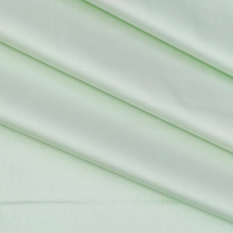 Shirt Fabric Raymond 70s Giza Cotton Plain Colour Gin Green
