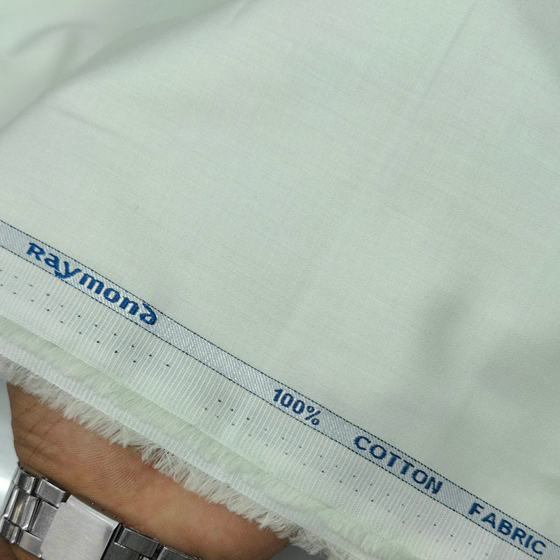 Shirt Fabric Raymond 70s Giza Cotton Plain Colour Gin Green