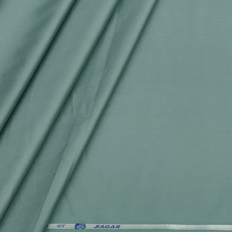 Pant Shirt Combo Donear Dark Green Trouser with Pistachio Green Plain Giza Cotton Shirt Fabric