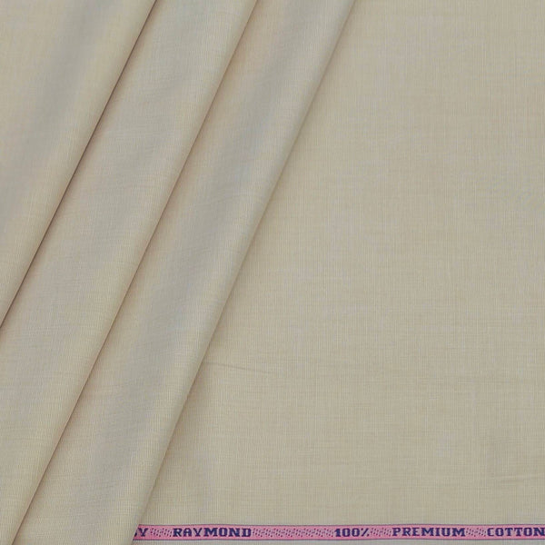 Shirt Fabric Raymond Fill a Fill 100% cotton Plain Colour Beeswax Brown