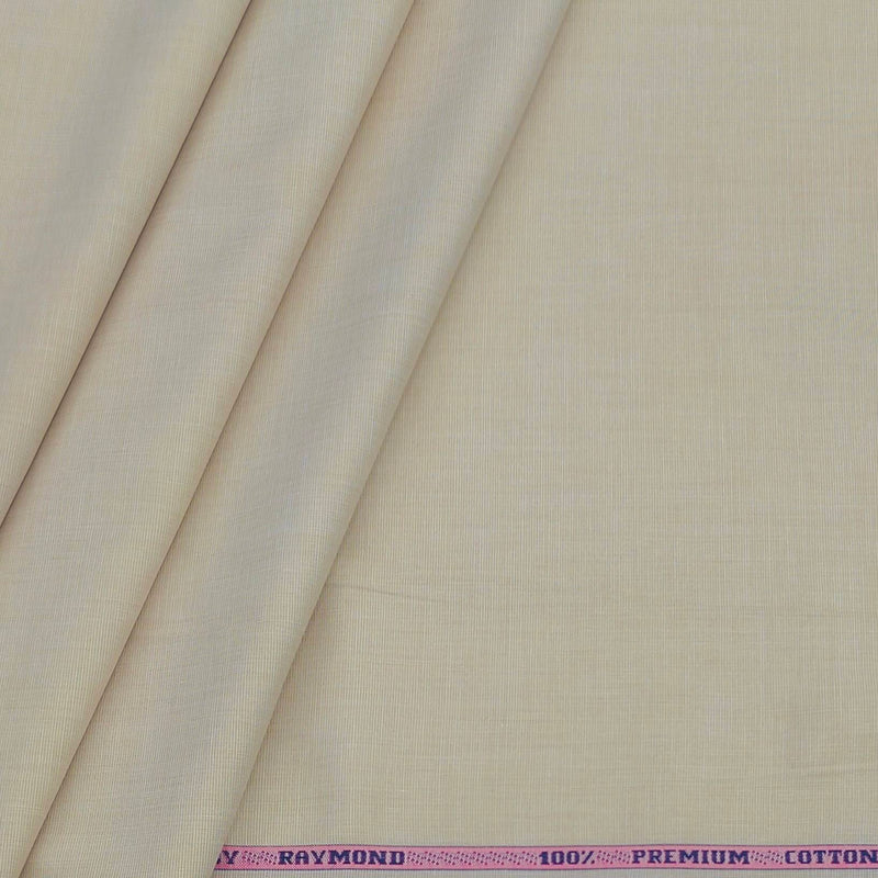 Shirt Fabric Raymond Fill a Fill 100% cotton Plain Colour Beeswax Brown