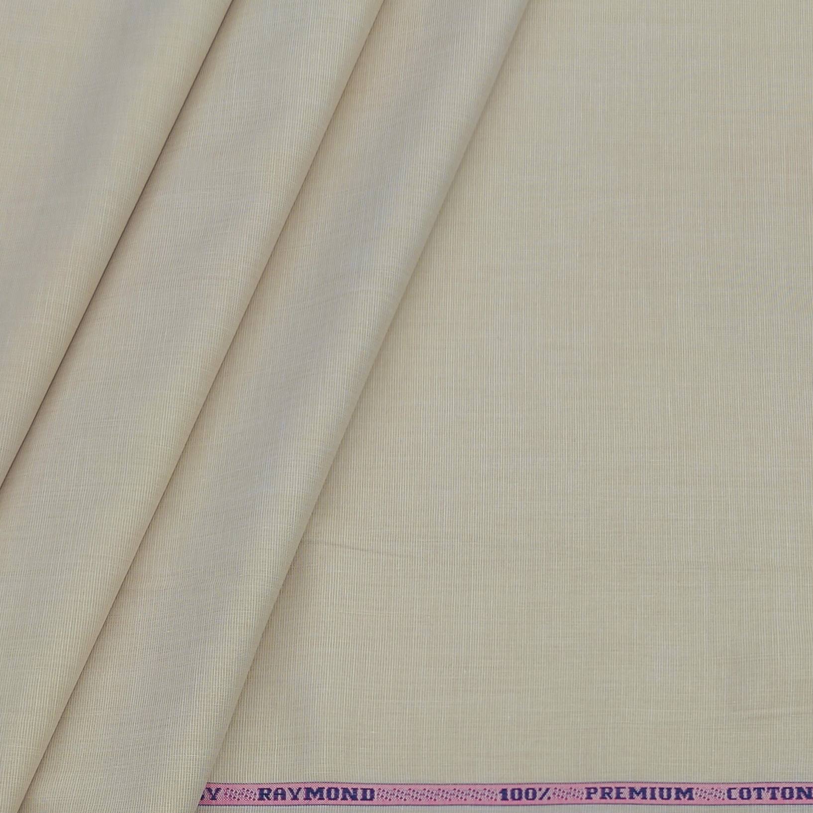 Fill Cloth Shirt Fabric Raymond Fill a Fill 100% cotton Plain Colour Beeswax Brow ...