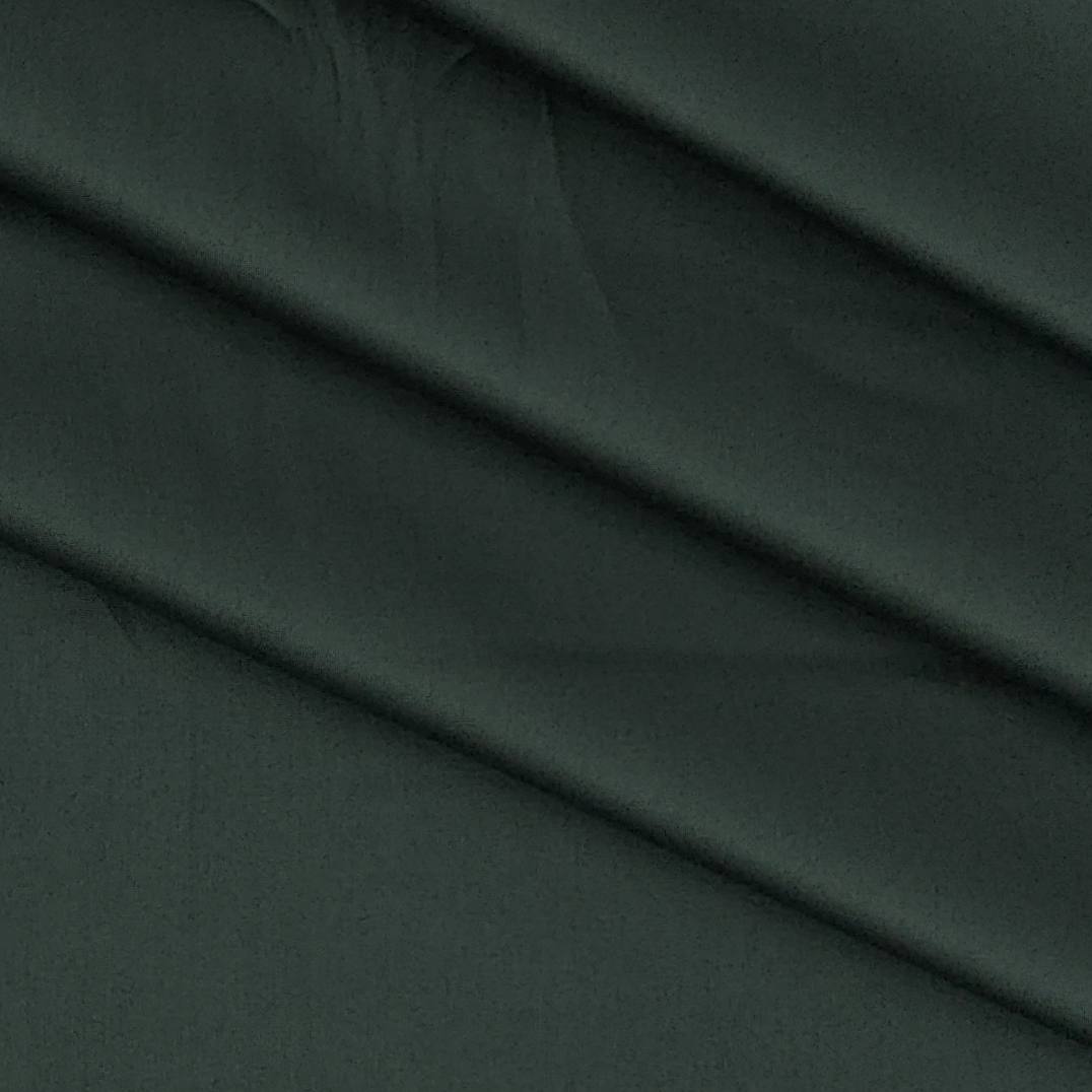Shirt Fabric Raymond 70s Giza Cotton Plain Colour Hunter Green