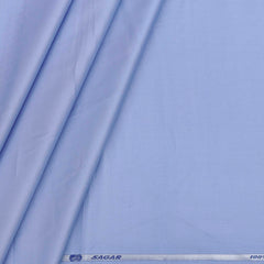 Kurta Pajama Fabric ManTire 100% Cotton Premium Plain Colour Cornflower Blue