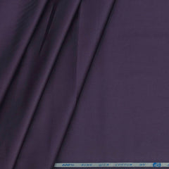 Kurta Pajama Fabric ManTire 100% Cotton Premium Plain Colour Purple