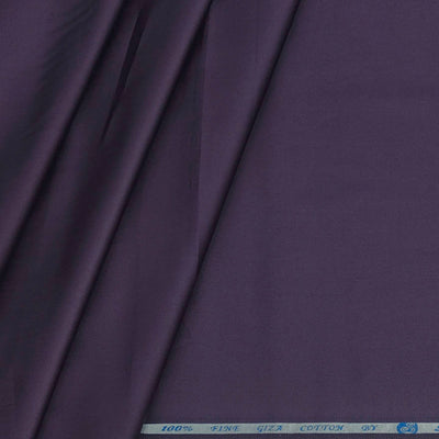 Kurta Pajama Fabric ManTire 100% Cotton Premium Plain Colour Purple