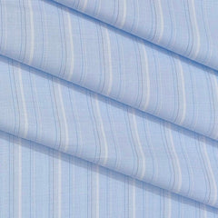 Shirt Fabric Arvind Cotton Blended Lining Colour Light Blue