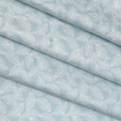 Shirt Fabric ManTire 60s Giza Cotton Printed Colour Light Blue