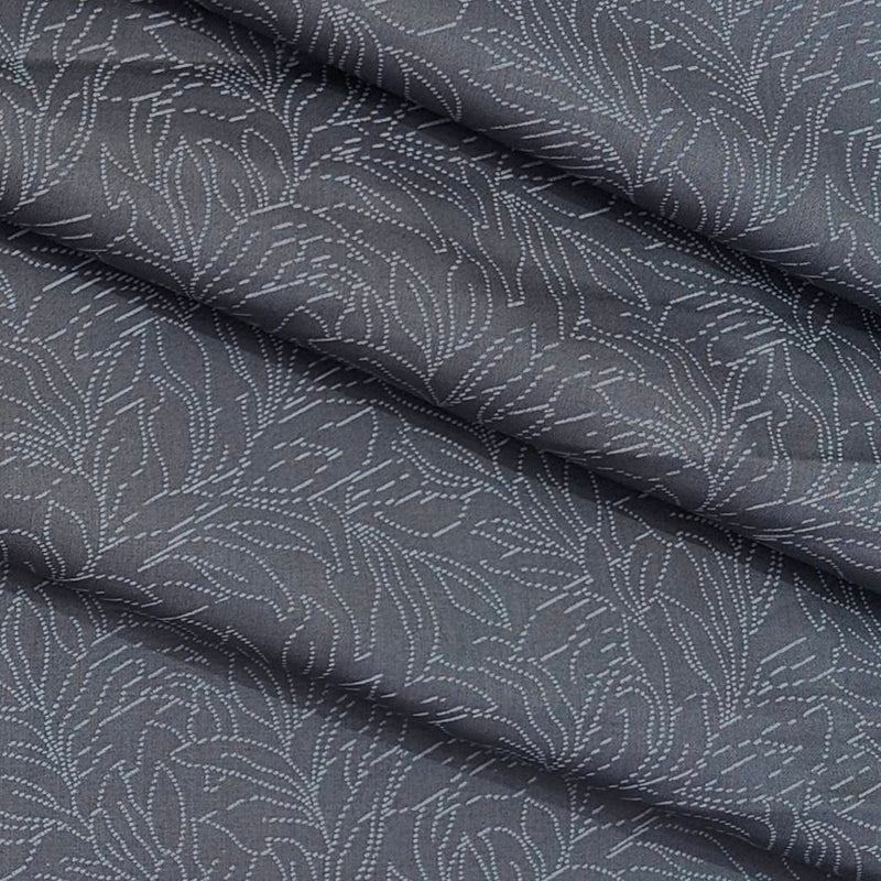Shirt Fabric ManTire 60s Giza Cotton Printed Colour Bluish Grey