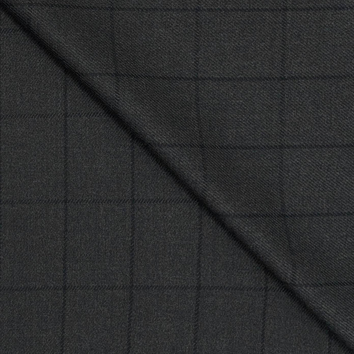 Tweed Blazer Fabric OCM Wool Blended Broad Check Colour Espresso Brown