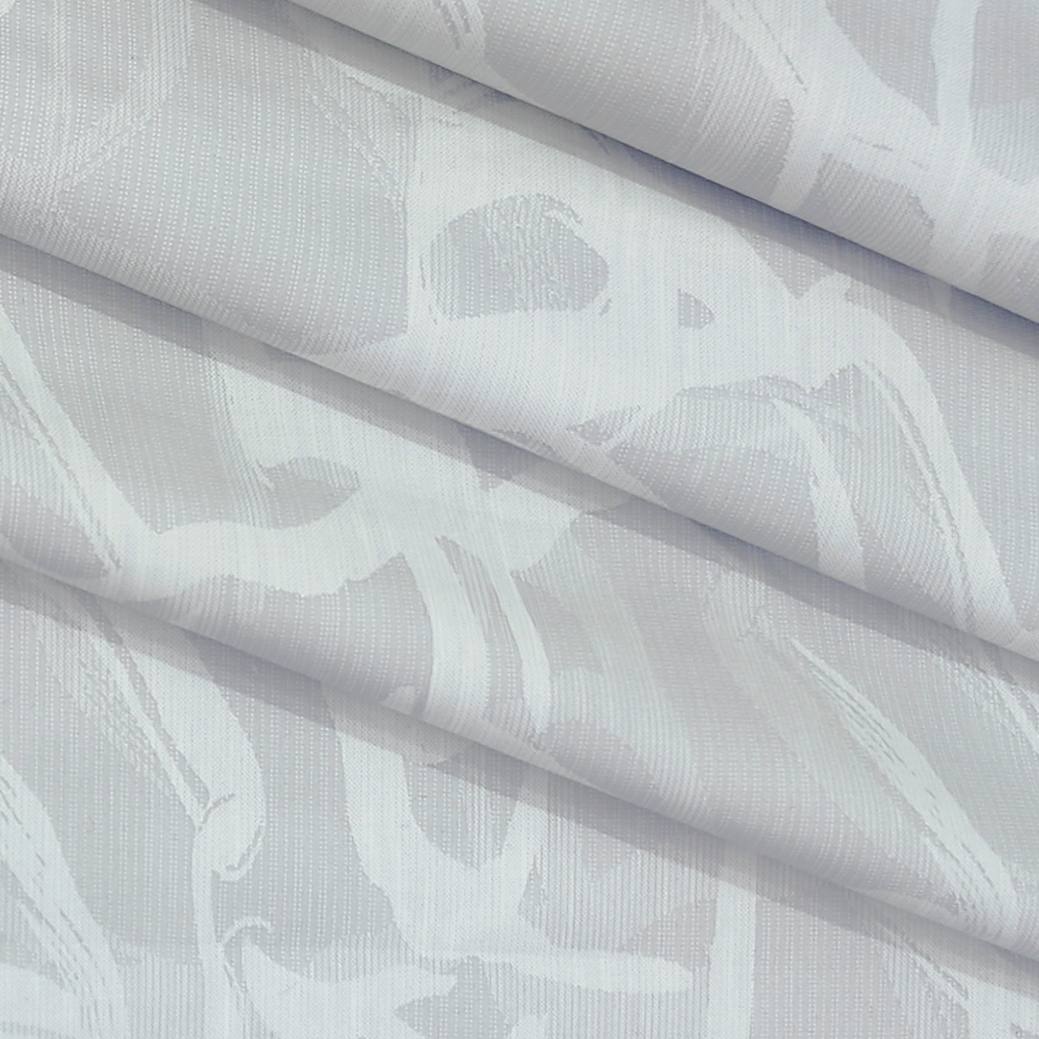 Shirt Fabric ManTire 60s Giza Cotton Printed Colour Silver Grey