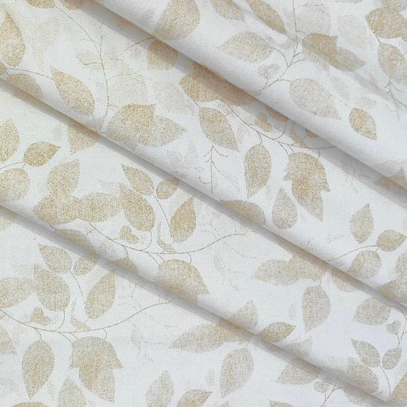 Shirt Fabric ManTire 60s Giza Cotton Printed Colour Ivory Beige