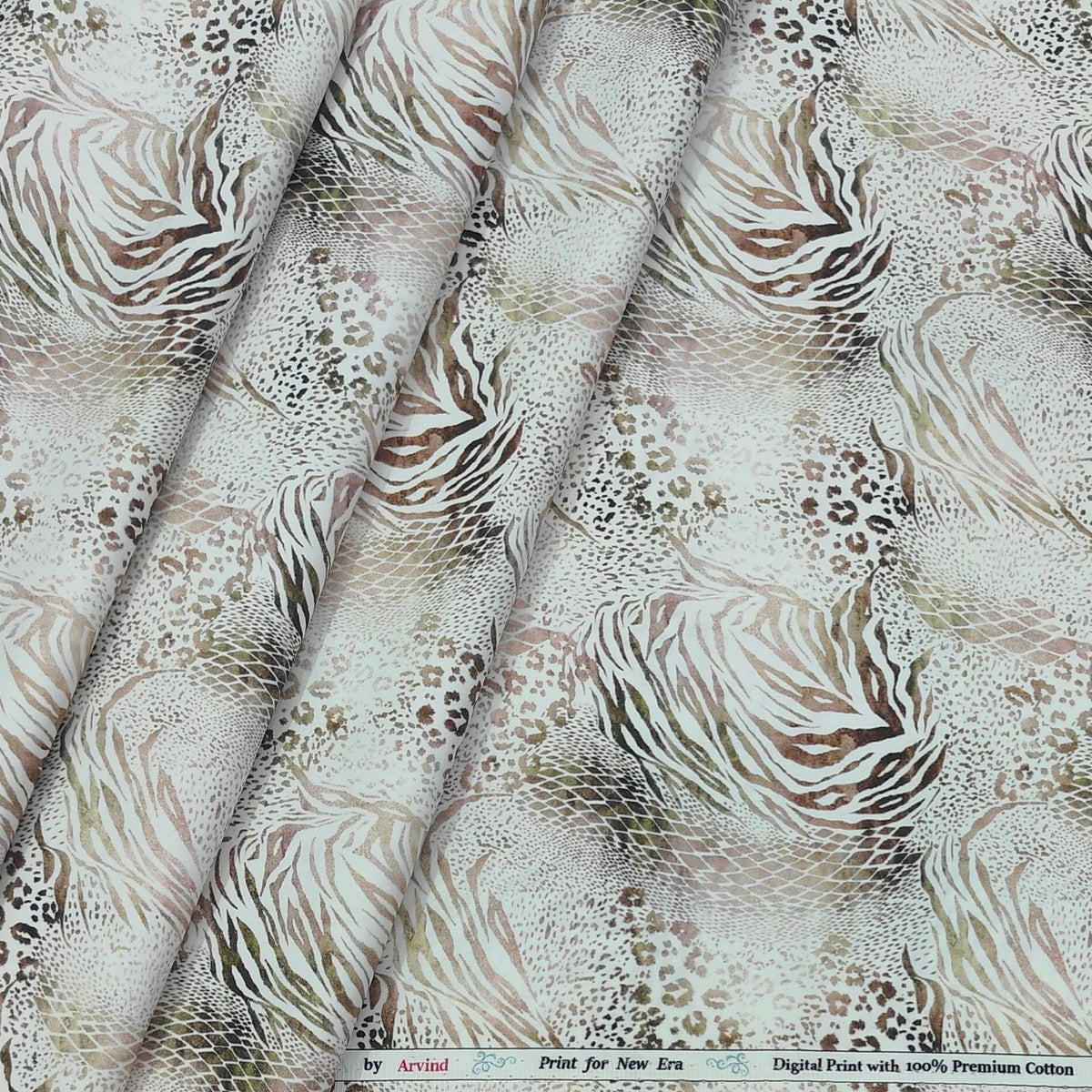 Shirt Fabric Arvind Giza Cotton Digital Print Colour Multicolour