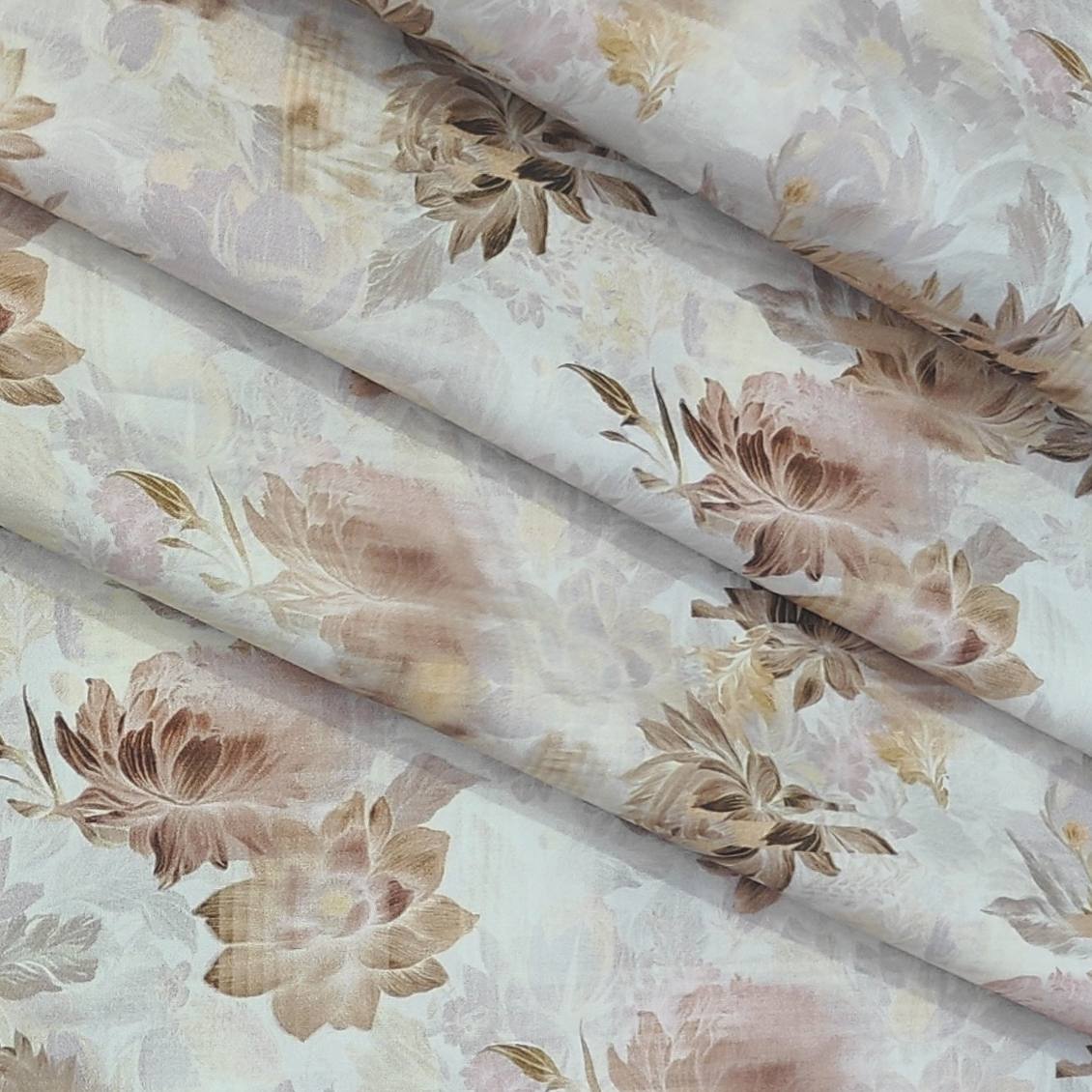 Shirt Fabric Arvind Giza Cotton Digital Print Colour Multicolour