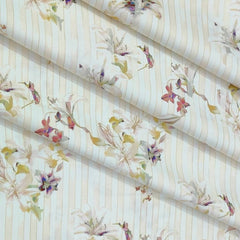 Shirt Fabric Arvind Giza Cotton Digital Print Colour Multicolour