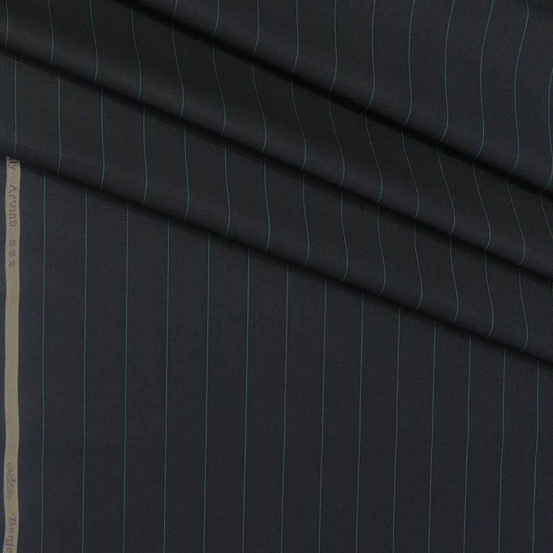 Shirt Fabric Arvind Giza Cotton Broad Lining Colour Black