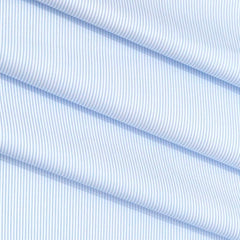 Shirt Fabric Arvind Giza Cotton Pin Lining Colour Blue N White
