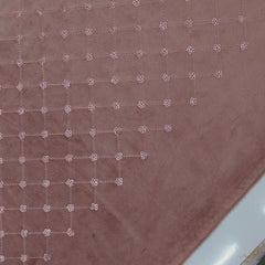 Achkan Fabric ManTire Velvet Fabric With Sequence Work Colour Peach