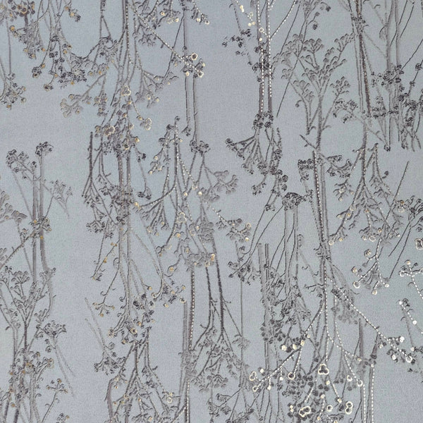 Achkan Fabric ManTire Velvet Fabric With Embroidery work Colour Silver