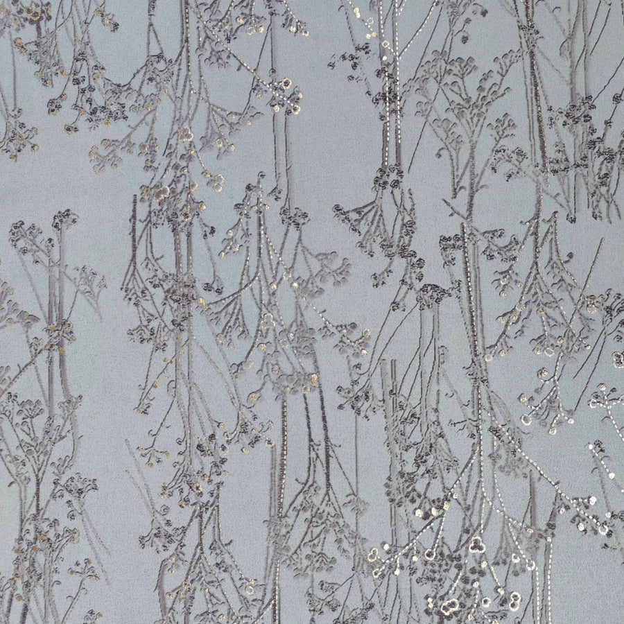 Achkan Fabric ManTire Velvet Fabric With Embroidery work Colour Silver