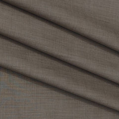Trouser Fabric Gr Gwalior Poly Viscose Slub Colour Wood Brown