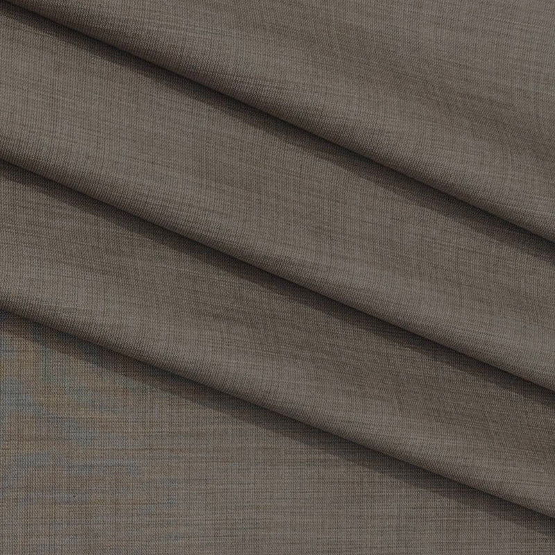 Trouser Fabric Gr Gwalior Poly Viscose Slub Colour Wood Brown