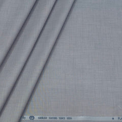 Trouser Fabric Gr Gwalior Poly Viscose Slub Colour Light Silver