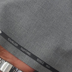 Trouser Fabric Gr Gwalior Poly Viscose Dobby Colour Light Worsted Grey