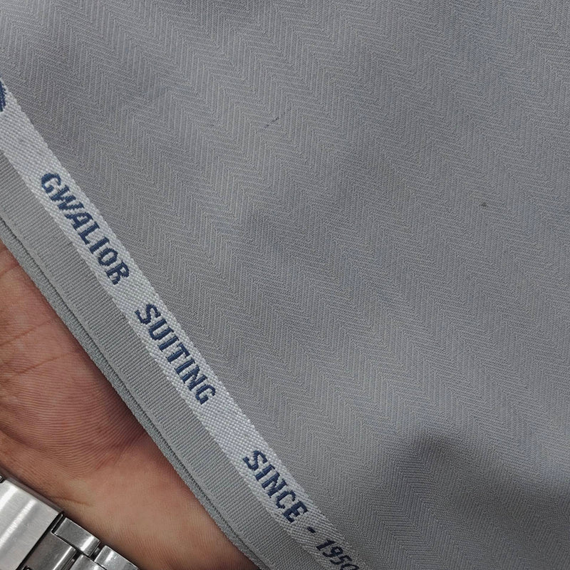 Trouser Fabric Gr Gwalior Poly Viscose Lining Colour Silver Grey