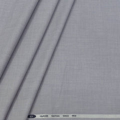 Trouser Fabric Gr Gwalior Poly Viscose Check Colour Silver Grey