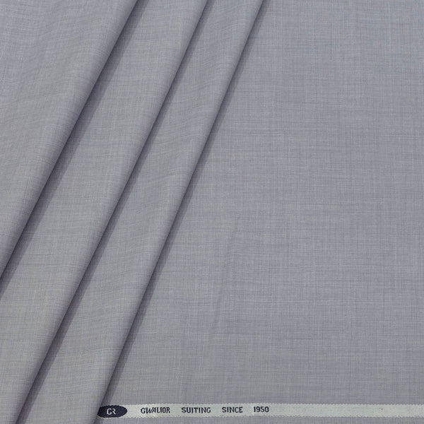 Trouser Fabric Gr Gwalior Poly Viscose Check Colour Silver Grey
