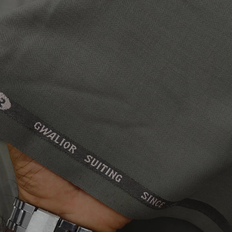 Trouser Fabric Gr Gwalior Poly Viscose Lining Colour Light Greenish Grey