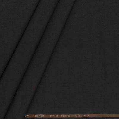 Trouser Fabric Gr Gwalior Poly Viscose Mild Check Colour Chocolate Brown