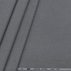 Trouser Fabric Gr Gwalior Poly Viscose Slub Colour Glimmering Silver