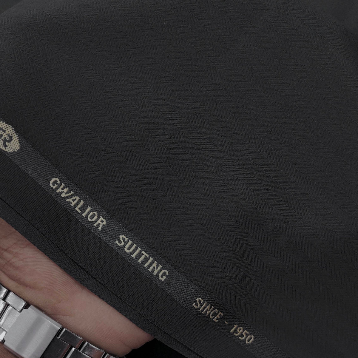 Trouser Fabric Gr Gwalior Poly Viscose Lining Colour Anchor Grey
