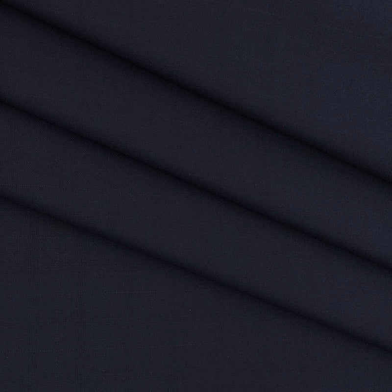 Trouser Fabric Gr Gwalior Poly Viscose Broad Check Colour Dark Blue