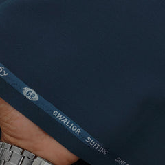 Trouser Fabric Gr Gwalior Poly Viscose Lining Colour Agean Blue