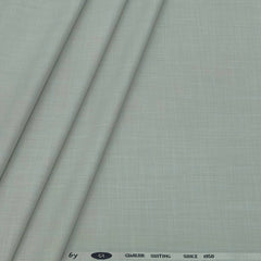 Trouser Fabric Gr Gwalior Poly Viscose Broad Check Colour Tea Green