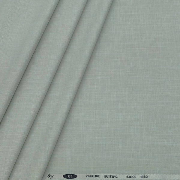 Trouser Fabric Gr Gwalior Poly Viscose Broad Check Colour Tea Green