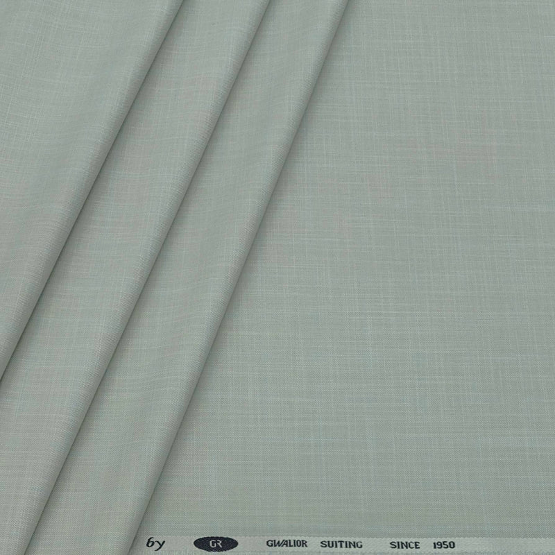 Trouser Fabric Gr Gwalior Poly Viscose Broad Check Colour Tea Green