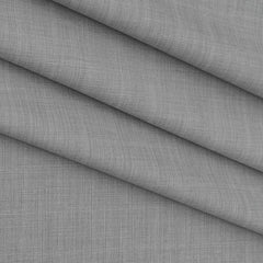 Trouser Fabric Gr Gwalior Poly Viscose Broad Check Colour Ash Grey