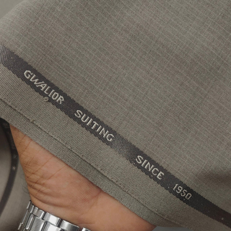 Trouser Fabric Gr Gwalior Poly Viscose Lining Colour Dull Brown