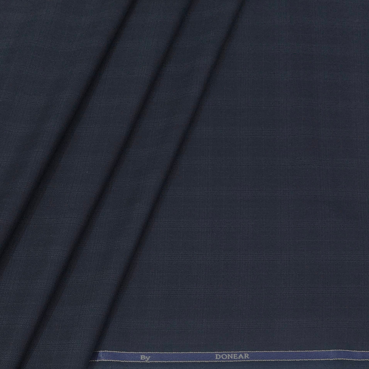 Trouser Fabric Donear Poly Viscose Broad Check Colour Dark Blue