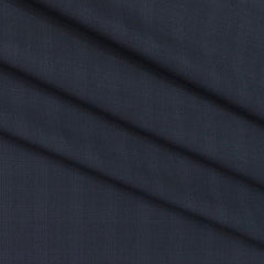 Trouser Fabric Donear Poly Viscose Broad Check Colour Dark Blue